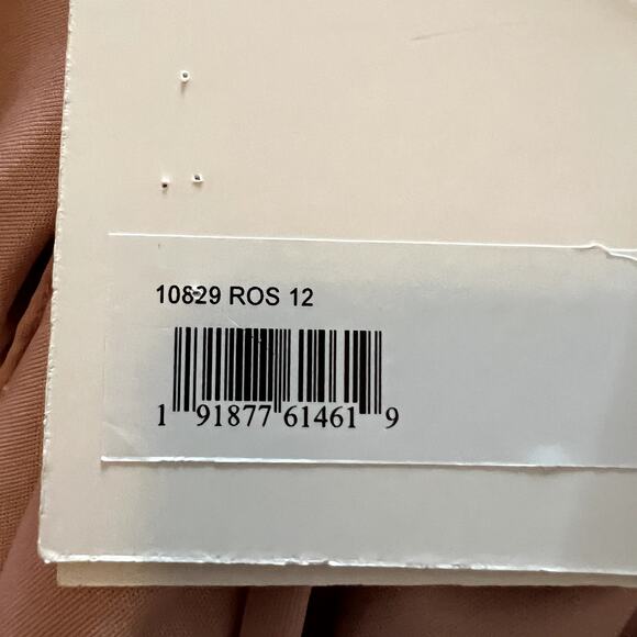 Mac Duggal Sequined Ruffled Cut Out Lace Up Gown In Rose Pink 10829 Size 12 - Picture 5 of 5